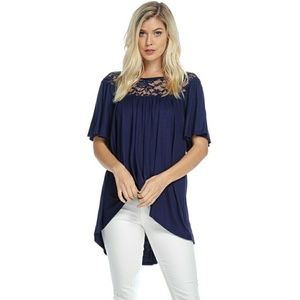 Lace Trim Top